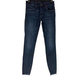 STS BLUE Jeans Womens Size 24 Blue Emma Ankle Skinny Raw Hem